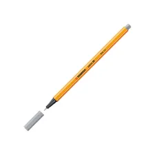 Fineliner STABILO point 88/95 fijn middelkoud grijs Fineliner STABILO point 88/95 fijn middelkoud grijs