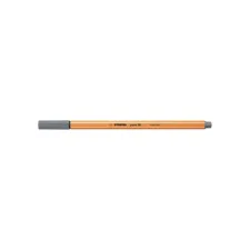 Fineliner STABILO point 88/96 fijn donkergrijs Fineliner STABILO point 88/96 fijn donkergrijs