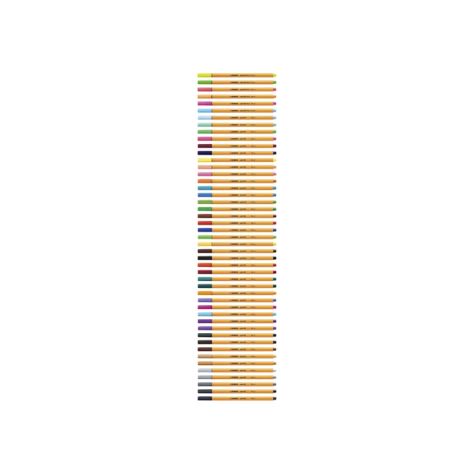 Fineliner STABILO point 88/97 fijn diepkoud grijs