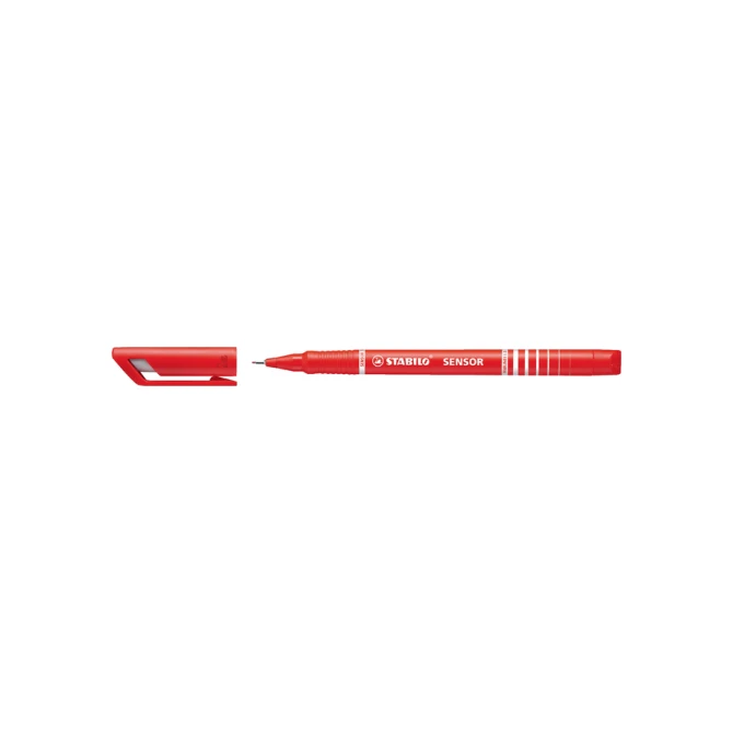 Fineliner STABILO Sensor 189/40 fijn rood