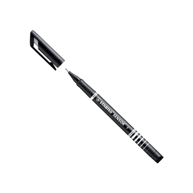Fineliner STABILO Sensor 189/46 fijn zwart
