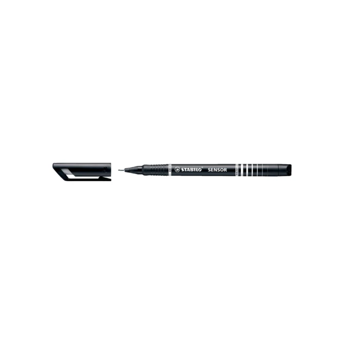 Fineliner STABILO Sensor 189/46 fijn zwart