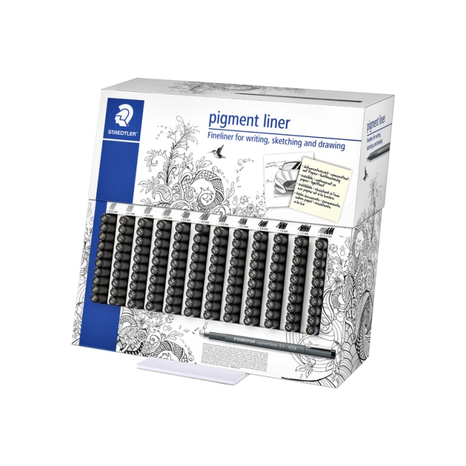 Fineliner Staedtler pigment 308 display à 120st ass