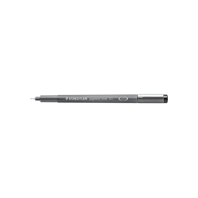 Fineliner Staedtler Pigment 308 zwart 0.1mm
