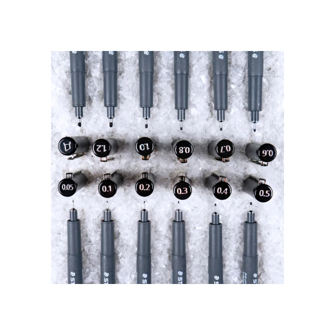 Fineliner Staedtler Pigment 308 zwart 0.1mm