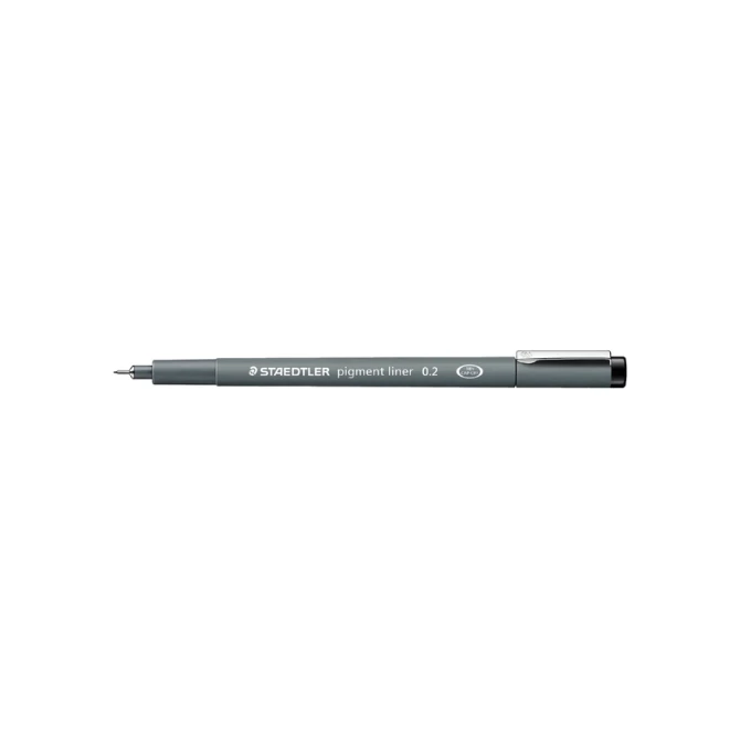 Fineliner Staedtler Pigment 308 zwart 0.2mm