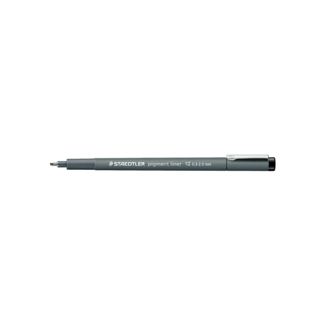 Fineliner Staedtler Pigment 308 zwart 0.3-2.0mm
