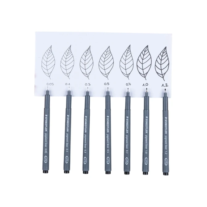 Fineliner Staedtler Pigment 308 zwart 0.3mm