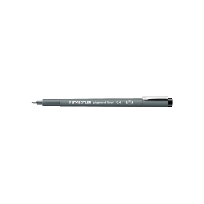 Fineliner Staedtler Pigment 308 zwart 0.4mm