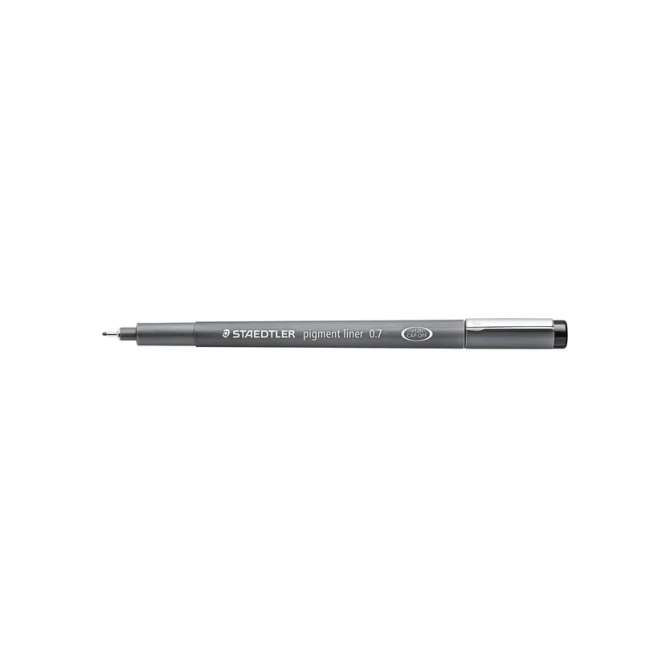 Fineliner Staedtler Pigment 308 zwart 0.7mm