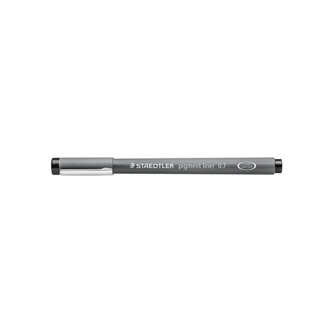 Fineliner Staedtler Pigment 308 zwart 0.7mm