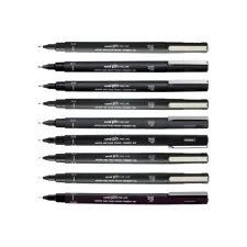 Fineliner Uni-ball Pin 0.8mm zwart
