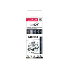 Fineliner Uni-ball Pin Musthave Handlettering set à 5 stuks assorti