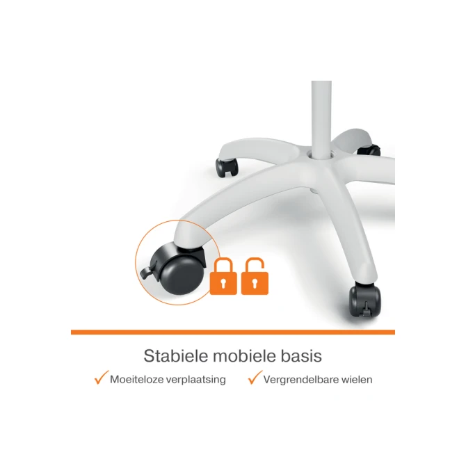 Flipover Nobo Premium Plus mobiel staal