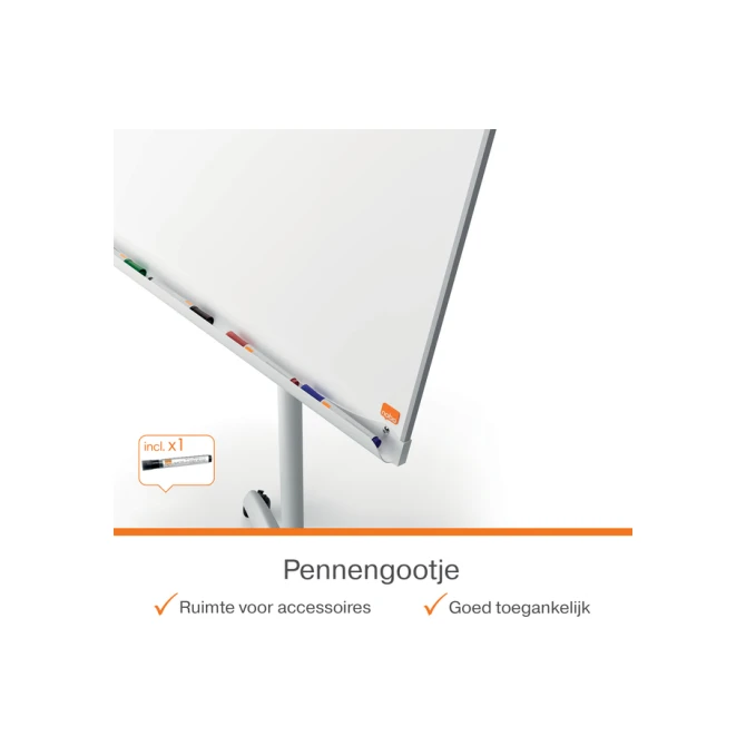 Flipover Nobo Premium Plus mobiel staal