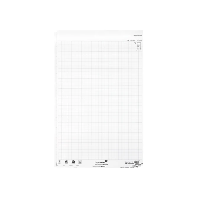 Flipoverpapier Legamaster SKETCH ECO raster 2x 50 vellen