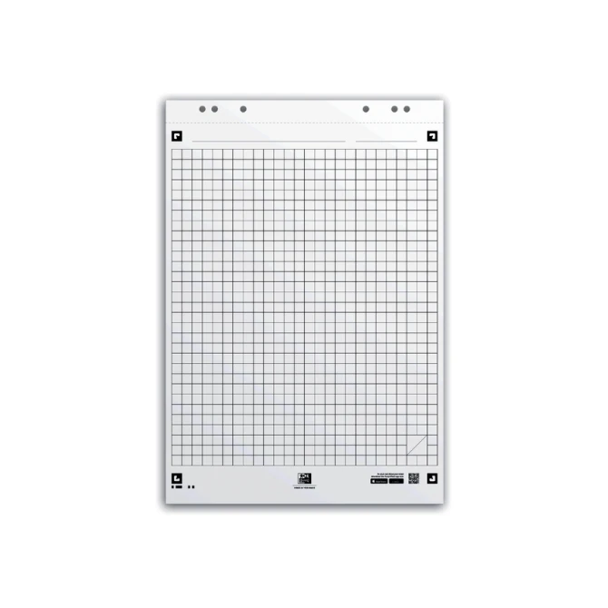 Flipoverpapier Oxford smart 650x980mm ruit 90 gram 20 vel
