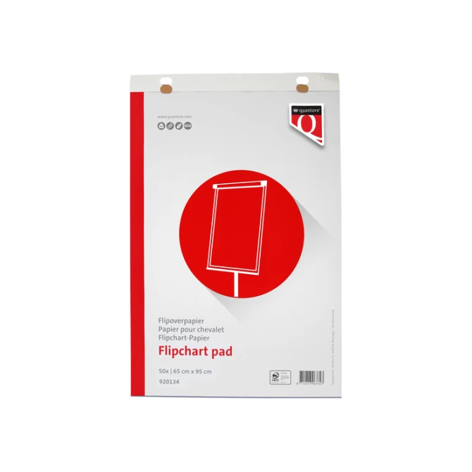 Flipoverpapier Quantore 65x95cm 50vel ongevouwen