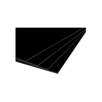 Foamboard 70x100cm 2-zijdig 5mm zwart