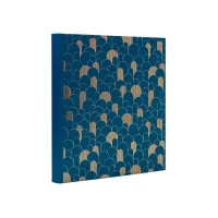 Fotoalbum Exacompta 29x32cm 60 zwarte pagina's Néo Déco blauw