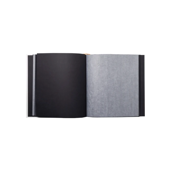 Fotoalbum Exacompta 29x32cm 60 zwarte pagina's Néo Déco wit