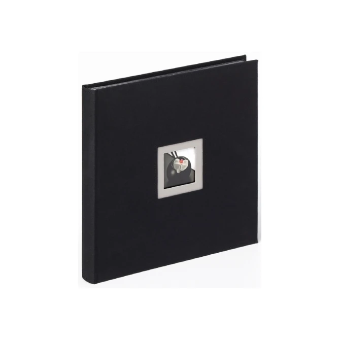 Fotoalbum walther design Black & White 30x30cm 25vel zwart