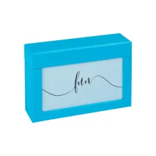 Fotobox walther design Fun 10x15cm 100 foto's oceaan blauw