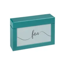 Fotobox walther design Fun 10x15cm 100 foto's petrol groen