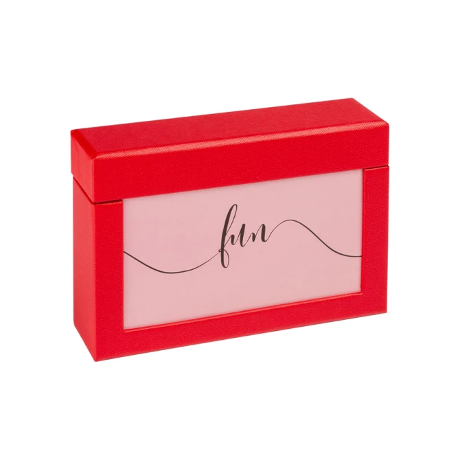 Fotobox walther design Fun 10x15cm 100 foto's rood