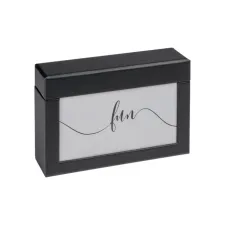 Fotobox walther design Fun 10x15cm 100 foto's zwart