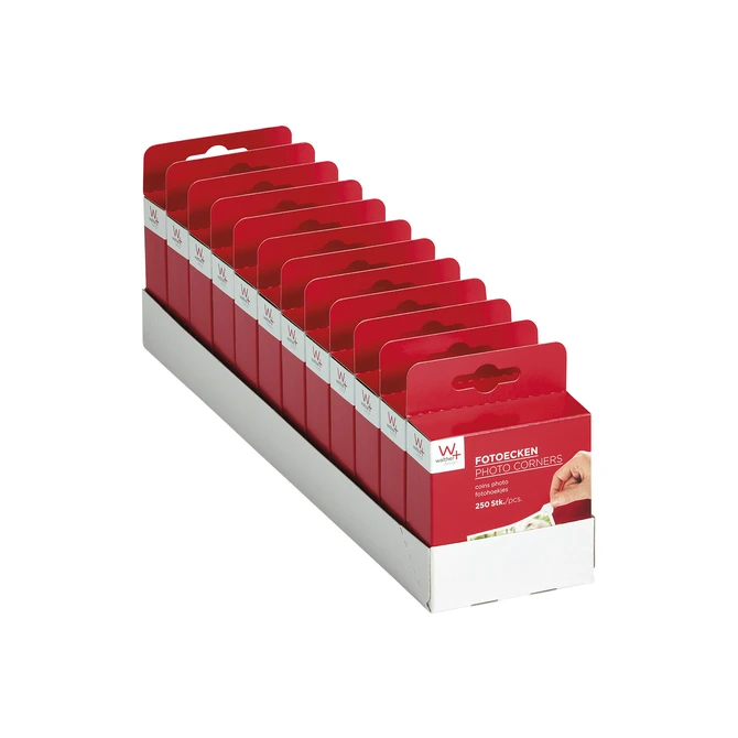 Fotohoeken walther design 10x18mm 250 stuks