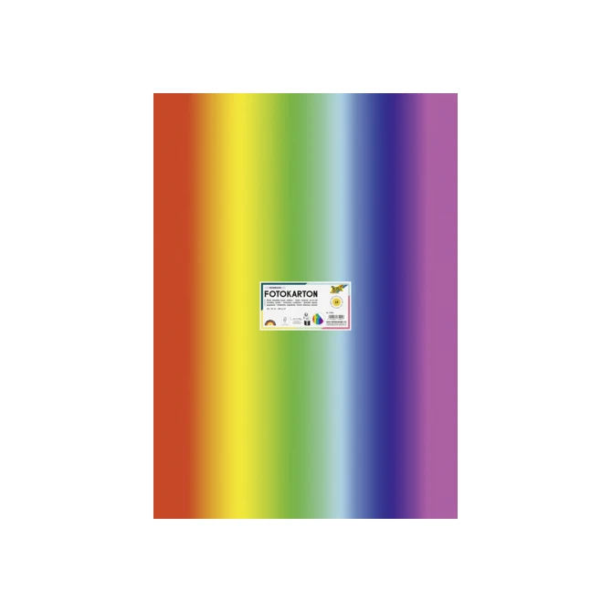 Fotokarton Folia 300gr 50x70cm 1650 regenboog