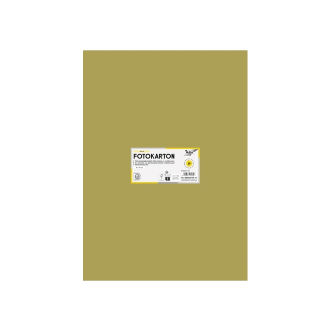 Fotokarton Folia 300gr 50x70cm 65 goud