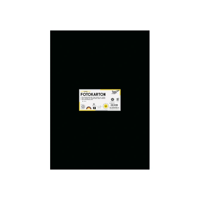 Fotokarton Folia 300gr 50x70cm 90 zwart