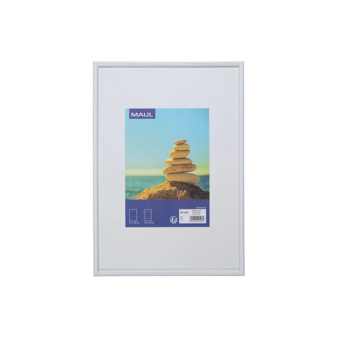 Fotolijst MAUL art 21x30cm kunststof frame wit