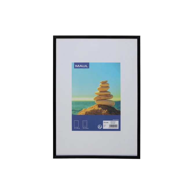 Fotolijst MAUL art 21x30cm kunststof frame zwart