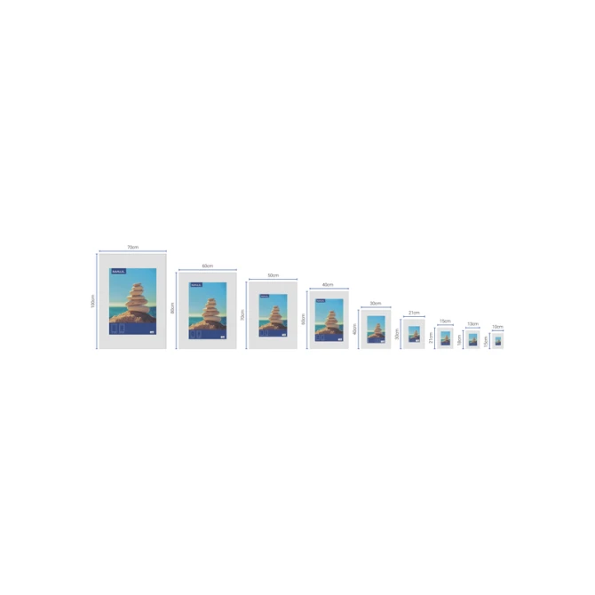 Fotolijst MAUL design 10x15cm aluminium frame zilver
