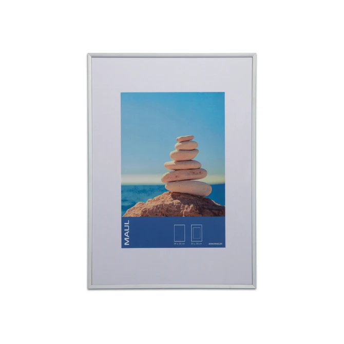 Fotolijst MAUL design 30x40cm aluminium frame zilver