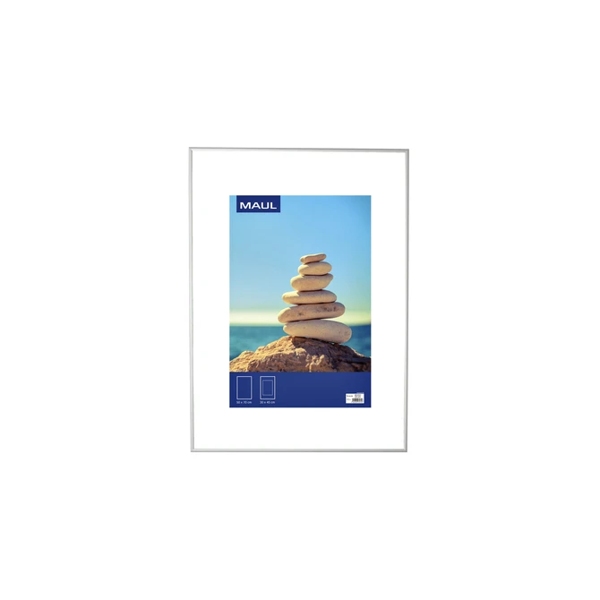 Fotolijst MAUL design 50x70cm aluminium frame zilver