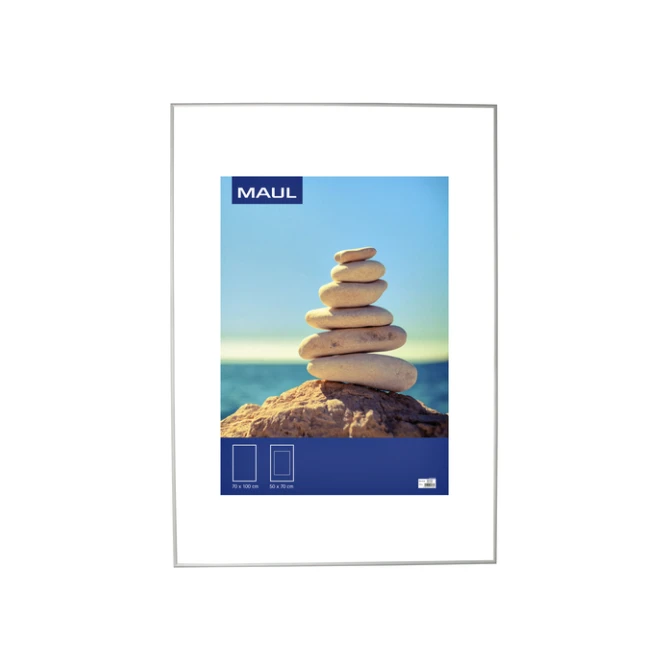 Fotolijst MAUL design 70x100cm aluminium frame zilver