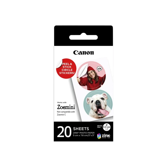 Fotopapier Canon Zoemini ZP-2030-2C 20 vel