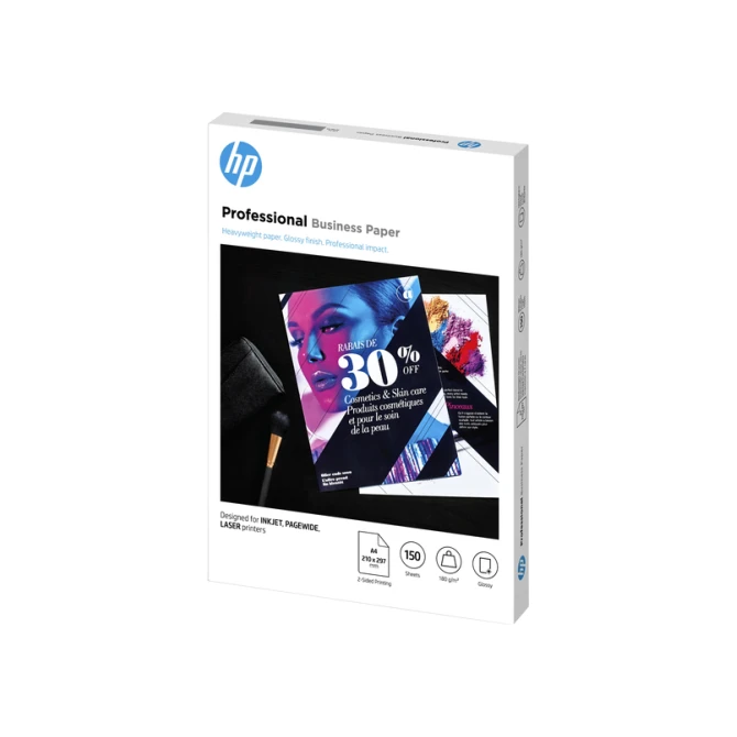 Fotopapier laser HP 3VK91A A4 180gr glans wit 150 vel