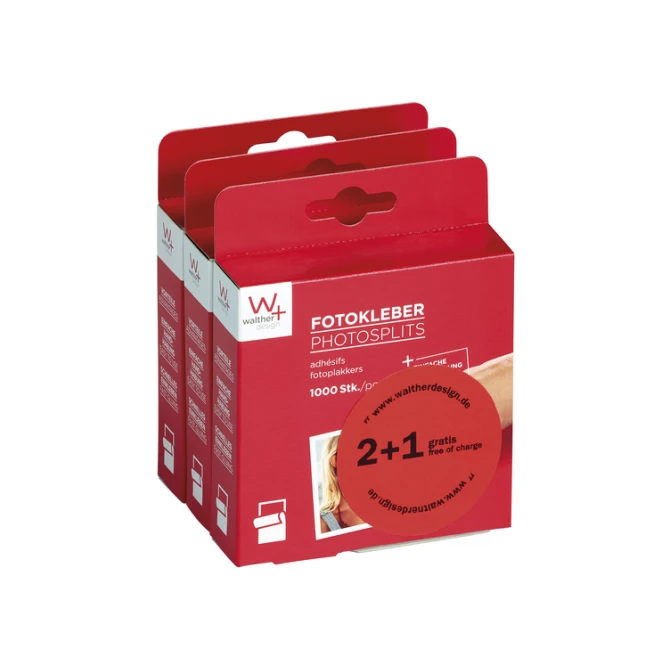 Fototape walther design 10x12mm 3x1000 stuks