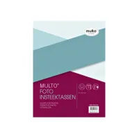 Fototas Multo A4 23-gaats 2-vaks 148x210mm PP mat 10 stuks