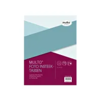 Fototas Multo A4 23-gaats 4-vaks 10X15cm PP transparant 10 stuks