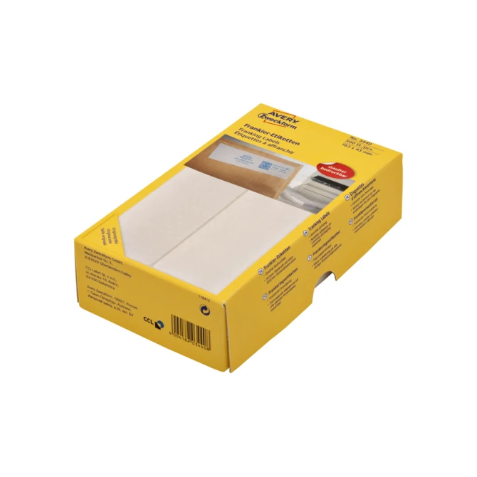 Frankeeretiket Avery Zweckform 3440 163x43mm 500stuks
