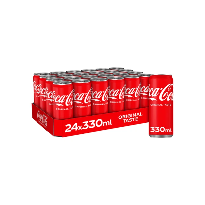 Frisdrank Coca Cola Regular blik 330ml