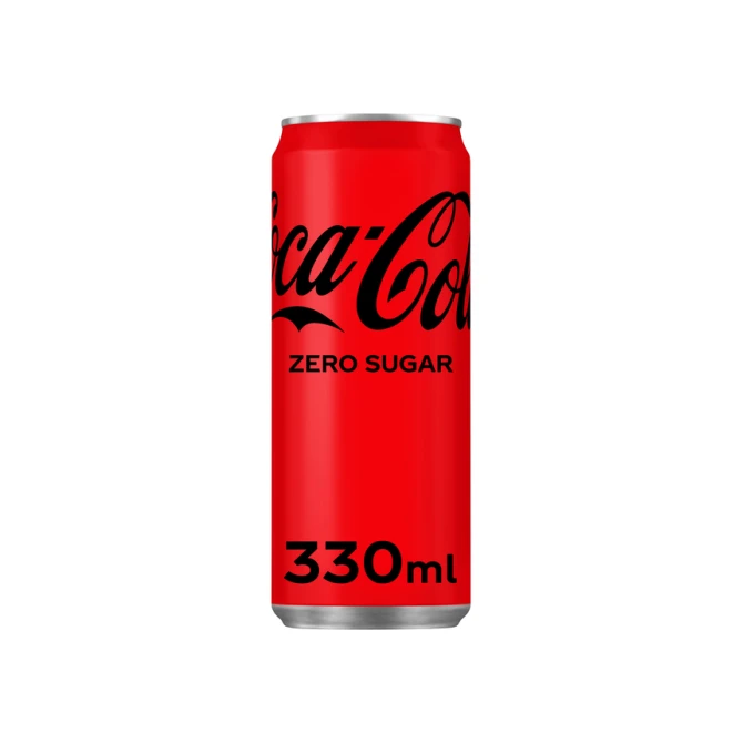 Frisdrank Coca Cola zero blik 330ml