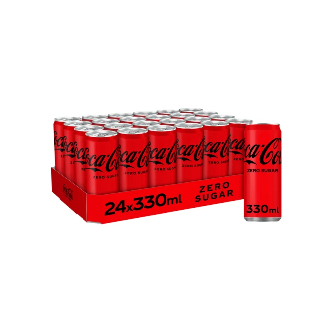 Frisdrank Coca Cola zero blik 330ml