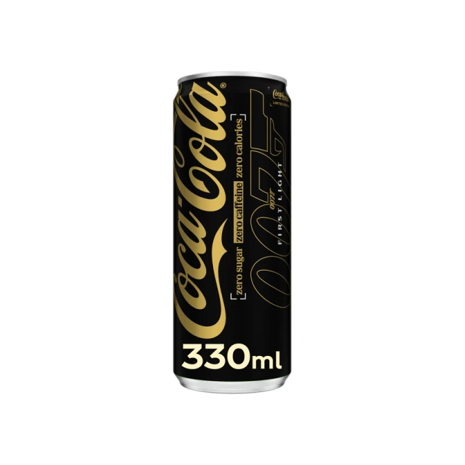 Frisdrank Coca Cola zero sugar zero caffeine blik 330 ml
